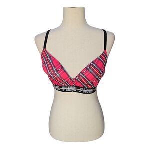 Victoria's Secret PINK Plaid Everywhere Bra